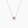 Collier Arenale Or Jaune Amethyste