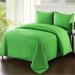 Tache Home Fashion 4 Piece Comforter Set Cotton/Jersey Knit/T-Shirt in Green | California King | Wayfair 3-4PCOM-W/Zip-Green-CK