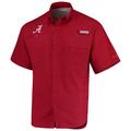 Men's Columbia Crimson Alabama Tide PFG Tamiami Shirt