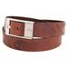 Men's Brown Cincinnati Reds Brandish Leather Belt
