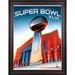 2012 Giants vs. Patriots Framed 36" x 48" Super Bowl XLVI Program Print