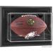 Philadelphia Eagles Black Framed Wall-Mountable Football Display Case