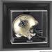 New Orleans Saints Black Framed Wall-Mountable Mini Helmet Display Case