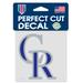 WinCraft Colorado Rockies 4" x Color Perfect Cut Decal Purple