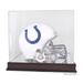 Indianapolis Colts Mahogany Helmet Logo Display Case with Mirror Back