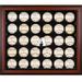 Arizona Diamondbacks Logo Mahogany Framed 30-Ball Display Case