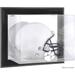 Clemson Tigers Black Framed Wall-Mountable Helmet Display Case with Mirror Back