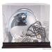 Carolina Panthers Mahogany Helmet Logo Display Case with Mirror Back
