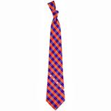 Clemson Tigers Woven Checkered Tie - Orange/Purple