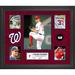 Stephen Strasburg Washington Nationals Framed 5-Photo Collage with Piece of Game-Used Ball