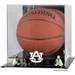 Auburn Tigers Golden Classic Logo Basketball Display Case with Mirror Back