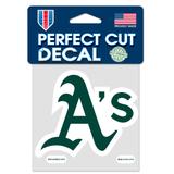 WinCraft Oakland Athletics 4'' x Color Perfect Cut Decal