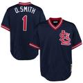 Men's Mitchell & Ness Ozzie Smith Navy St. Louis Cardinals 1994 Authentic Cooperstown Collection Mesh Batting Practice Jersey