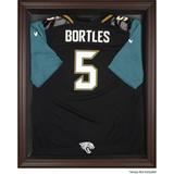 Jacksonville Jaguars (2013-Present) Brown Framed Jersey Display Case