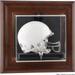 Arizona State Sun Devils Brown Framed Logo Wall-Mountable Mini Helmet Display Case