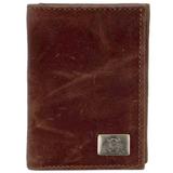 Ohio State Buckeyes Leather Trifold Wallet with Concho