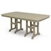 Trex Outdoor Yacht Club 37" x 72" Dining Table Plastic in Brown | 29 H x 36.75 W x 71.5 D in | Wayfair TXNCT3772SC