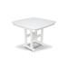 Trex Outdoor Yacht Club Dining Table Plastic in Gray/White | 29 H x 37 W x 37 D in | Wayfair TXNCT37CW