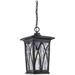 Quoizel Grover 17 1/2"H Mystic Black Outdoor Hanging Light