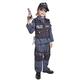 Dress Up America 327-L Kinder Deluxe S.W.A.T. Offizier Kostüm, unisex-child, Blau, Größe 12-14 Jahre (Taille: 86-96 Höhe: 127-145 cm)