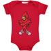 Infant Red Louisville Cardinals Big Logo Bodysuit