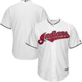 Men's Majestic White Cleveland Indians Official Cool Base Jersey