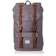 Herschel Supply Company Little America Mid-Volume Casual Daypack, 41-inch, 16.5 Liters, Grey/Tan PU