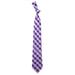 Men's TCU Horned Frogs Woven Polyester Check Tie