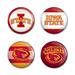 WinCraft Iowa State Cyclones 4-Pack Button Set