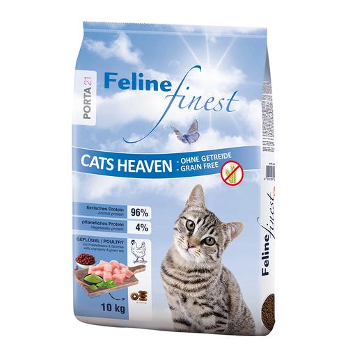 10kg Finest Cats Heaven Porta 21 Feline Katzenfutter trocken
