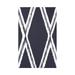 e by design Gate Keeper Geometric Print Polyester Fleece Throw Blanket Microfiber/Fleece/Microfiber/Fleece in Black | 60 W in | Wayfair