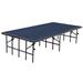 National Public Seating Portable Single Stages & Seated Carpet Stage Package, Steel | 8 H x 48 W in | Wayfair S488C-BL