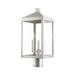 Livex Lighting Nyack 19 Inch Tall 3 Light Outdoor Post Lamp - 20592-91