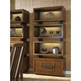 Tommy Bahama Home Island Fusion Tonga Tiered Bookcase Wood in Brown | 88 H x 40 W x 19 D in | Wayfair 556-990