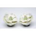 Cosmos Gifts Gardenia Salt & Pepper Set Ceramic in White | 1.88 H x 2.5 W in | Wayfair 20730