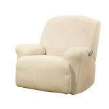 Sure Fit Stretch Pinstripe Recliner Slipcover