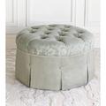 Eastern Accents Lourde Tufted Cocktail Ottoman Cotton in Brown | 19 H x 29 W x 29 D in | Wayfair OTD-375