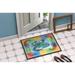 Caroline's Treasures Crab Non-Slip Indoor Door Mat Synthetics | 18 W x 27 D in | Wayfair 8040-MAT