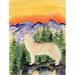 Caroline's Treasures Siberian Husky 2-Sided Polyester 40 x 28 in. House Flag in Green/Yellow | 40 H x 28 W in | Wayfair SS8285CHF