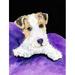 Caroline's Treasures Fox Terrier 2-Sided Polyester 40 x 28 in. House Flag in Black/Gray/Indigo | 40 H x 28 W in | Wayfair SS8971CHF