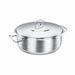 Korkmaz Stainless Steel Round Dutch Oven w/ Lid Stainless Steel in Gray | 4.5 H x 12.5 W in | Wayfair A1943