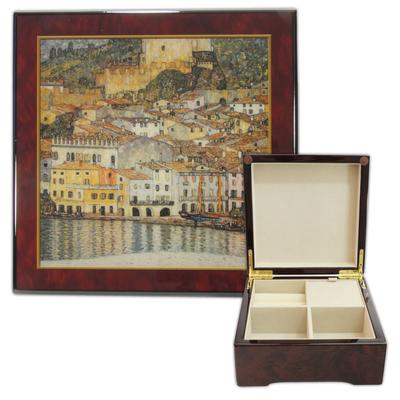Bildlackdose Malcesine am Gardasee mit Spieluhr Melodie Image