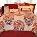 Pointehaven Cherry Blossom 4 Piece Comforter Set Cotton in Red/White | Full | Wayfair 8PC-F-CBLOS