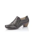 Rieker Women Loafers 41751, Ladies Slippers,College Shoes,Business Shoes,Loafer,Low Shoes,Elegant,Suit Shoes,Office,Black (Schwarz / 01),39 EU / 6 UK