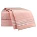 Nestl Chaffinch Microfiber Striped Sheet Set | 96 H x 66 W in | Wayfair US-nstl-BS-T-peach