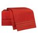 Nestl Robin Microfiber Striped Sheet Set | 102 H x 108 W in | Wayfair US-nstl-BS-CK-rust