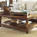 Tommy Bahama Home Bali Hai Vineyard Point Cocktail Table Rattan/Wicker/Wood in Brown | 19 H x 51 W x 35 D in | Wayfair 593-945