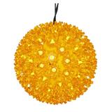 Vickerman 389638 - 50Lt x 6" LED Gold Starlight Sphere (X120607) Hanging Christmas Light Sphere