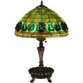 Meyda Lighting Turtleback Green 24 Inch Table Lamp - 134539
