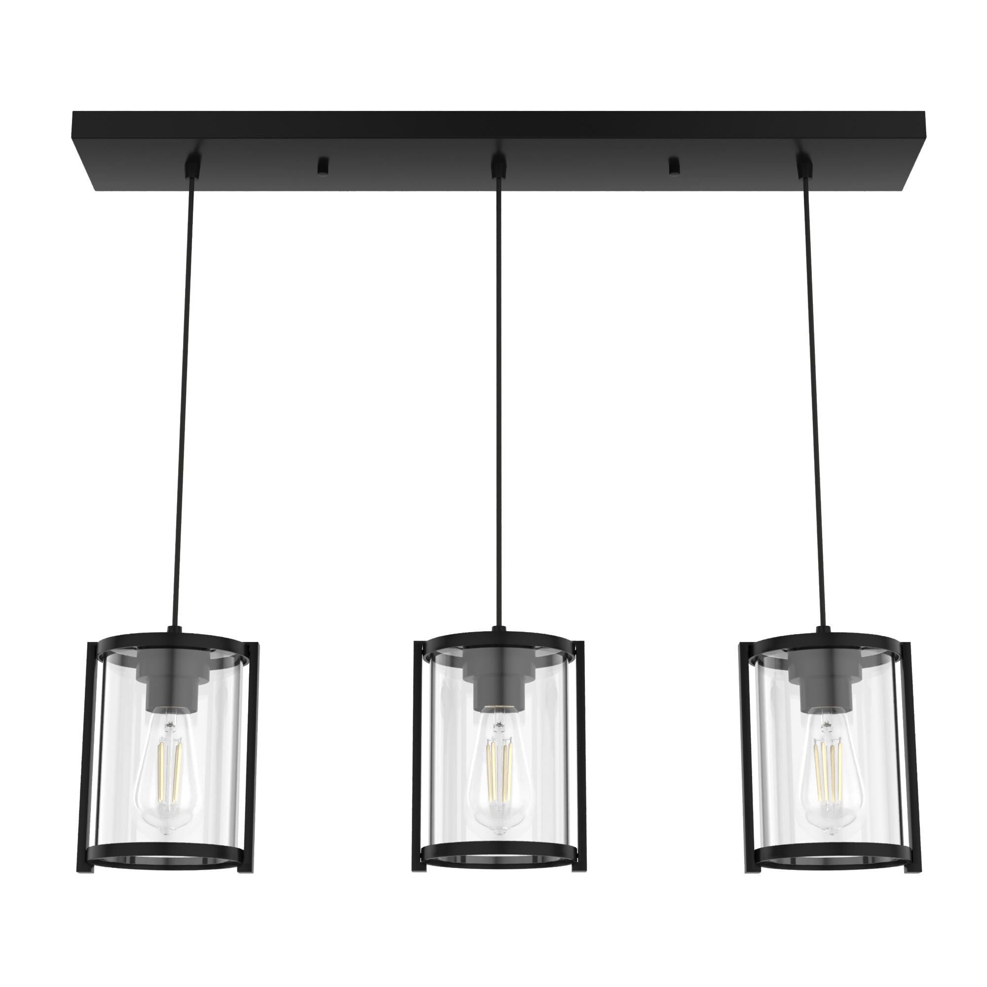 Hunter Fan Astwood 28 Inch 3 Light Linear Suspension Light - 19137